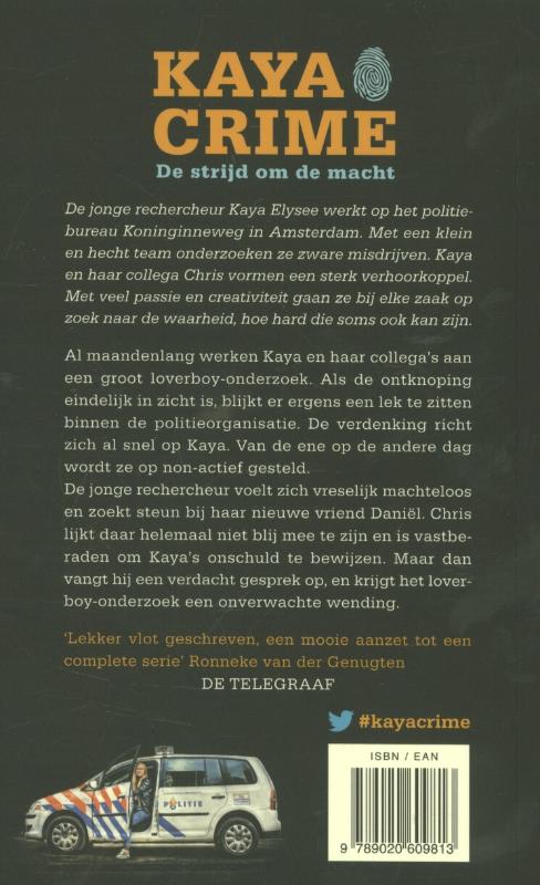 De strijd om de macht / Kaya Crime achterkant