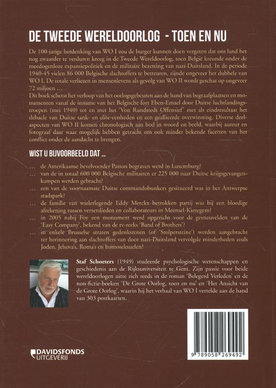 De Tweede Wereldoorlog toen en nu achterkant