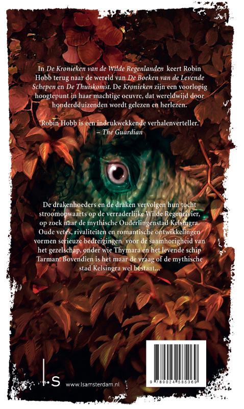 De Kronieken van de Wilde Regenlanden 2 -   Drakenziel achterkant
