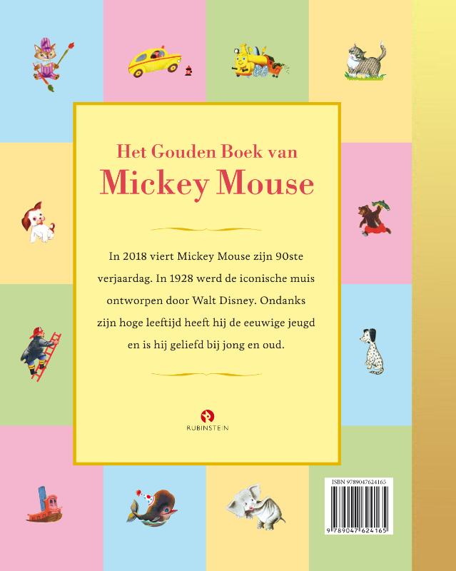 Het Gouden Boek van Mickey Mouse / Gouden Boekjes achterkant