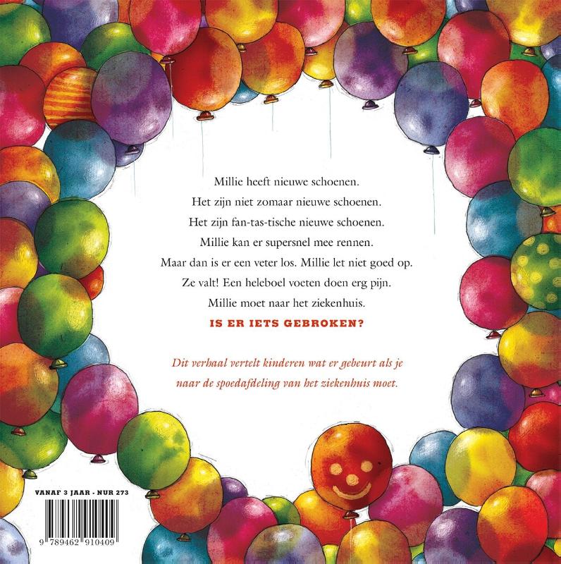 Kijk uit, Millie! achterkant
