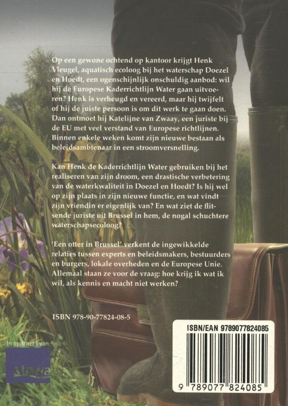 Een otter in Brussel achterkant