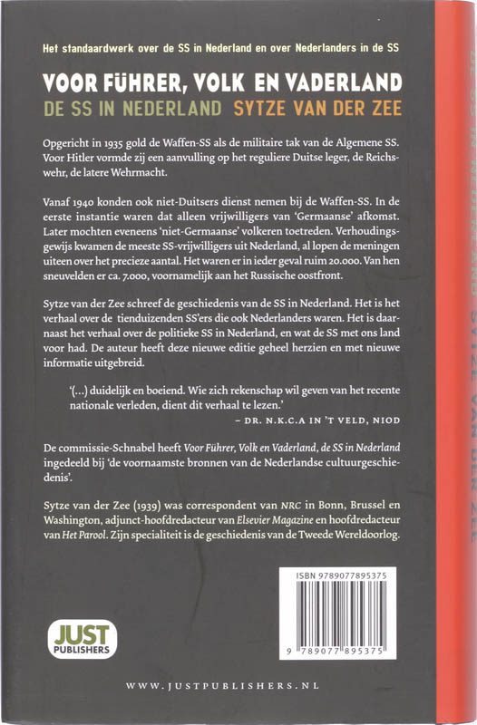 Voor Führer, volk en vaderland achterkant