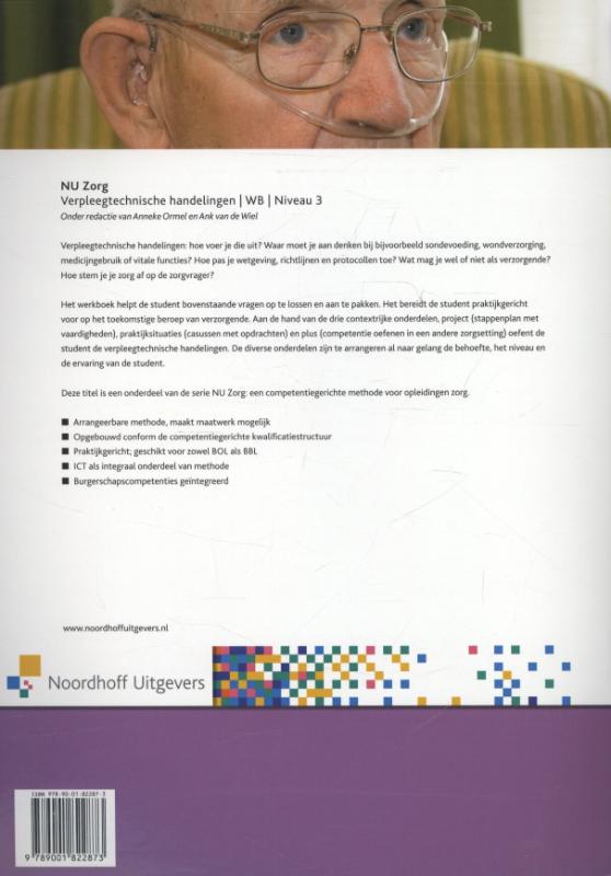 NU zorg Verpleegtechnische handelingen niveau 3 Werkboek achterkant