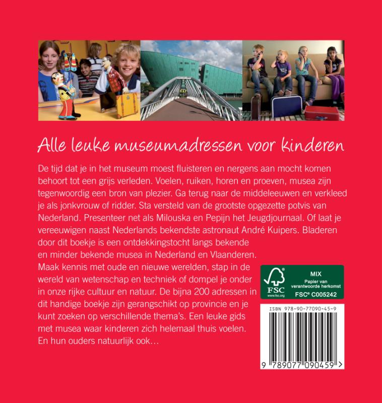 Alle leuke museumadressen voor kinderen / Alle leuke adressen achterkant