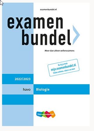Examenbundel havo Biologie 2022/2023