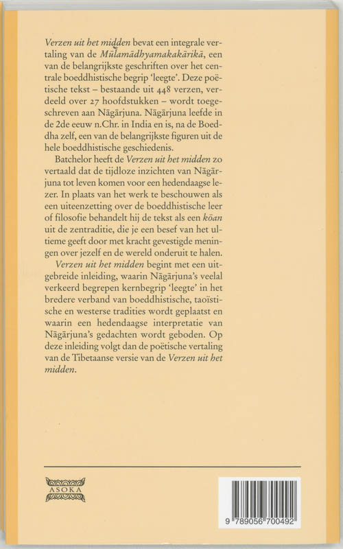 Verzen uit het midden achterkant