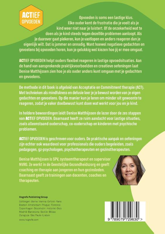 Actief opvoeden achterkant