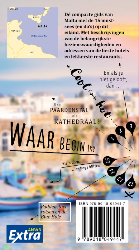 Malta / ANWB Extra achterkant
