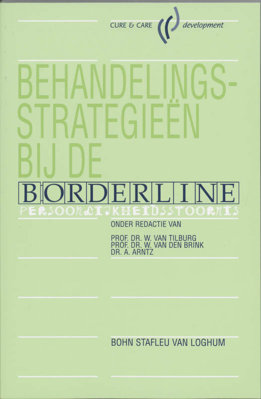 Behandelingsstrategieen bij de borderline persoonlijkheidsstoornis / CCD-Reeks