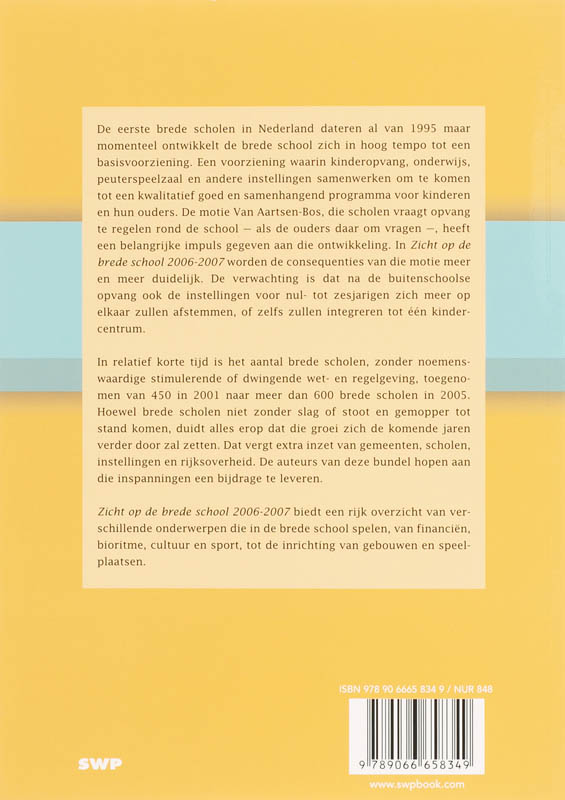 Zicht Op De Rede School / 2006-2007 achterkant