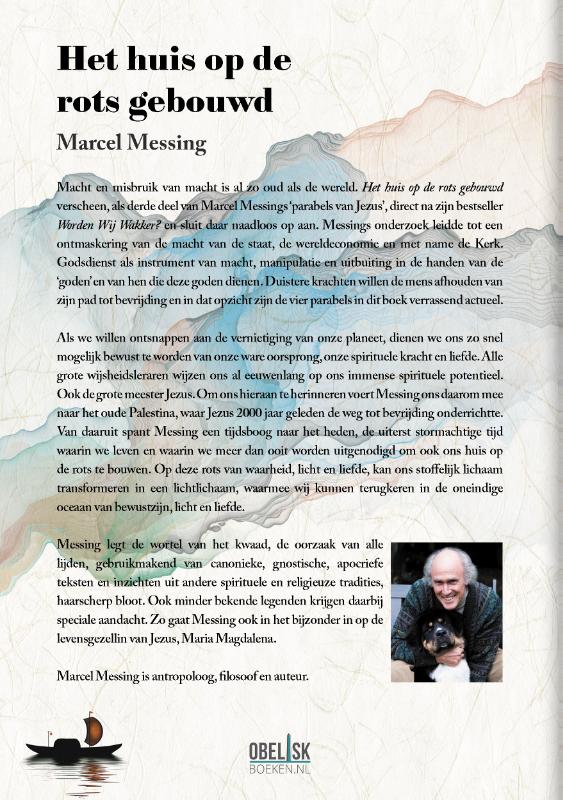 Het huis op de rots gebouwd achterkant