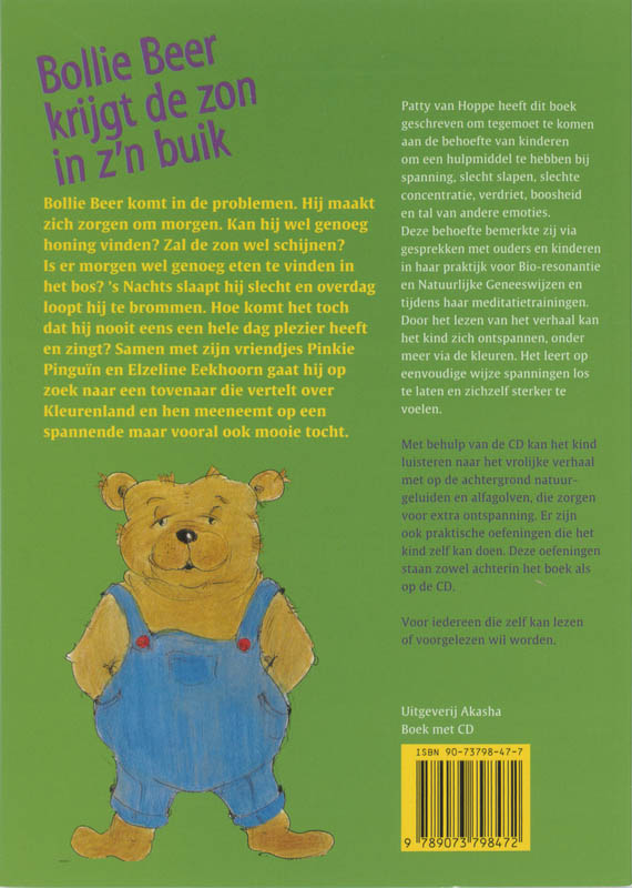 Bollie Beer krijgt de zon in z'n buik achterkant