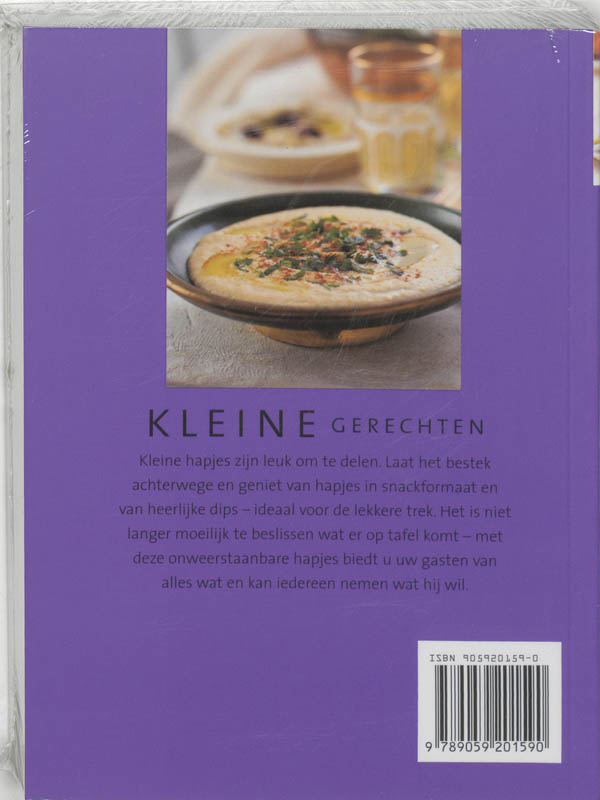 Kleine gerechten achterkant