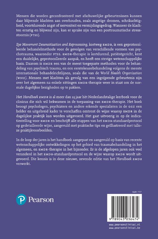 Handboek EMDR achterkant