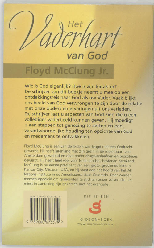 Het vaderhart van God achterkant
