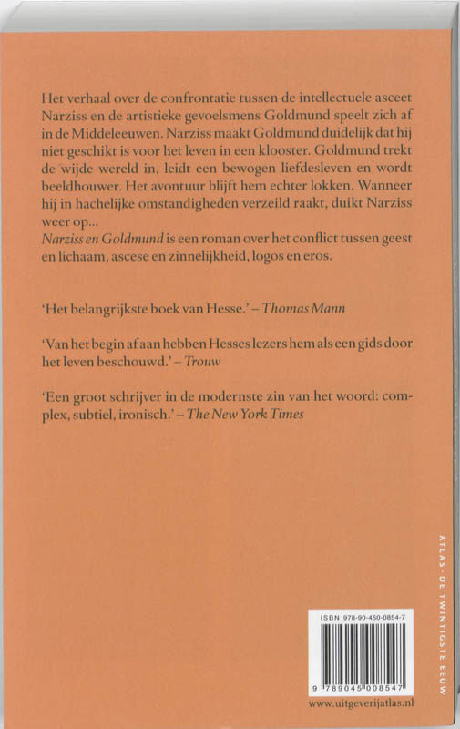 Narziss en Goldmund / De twintigste eeuw / 41 achterkant