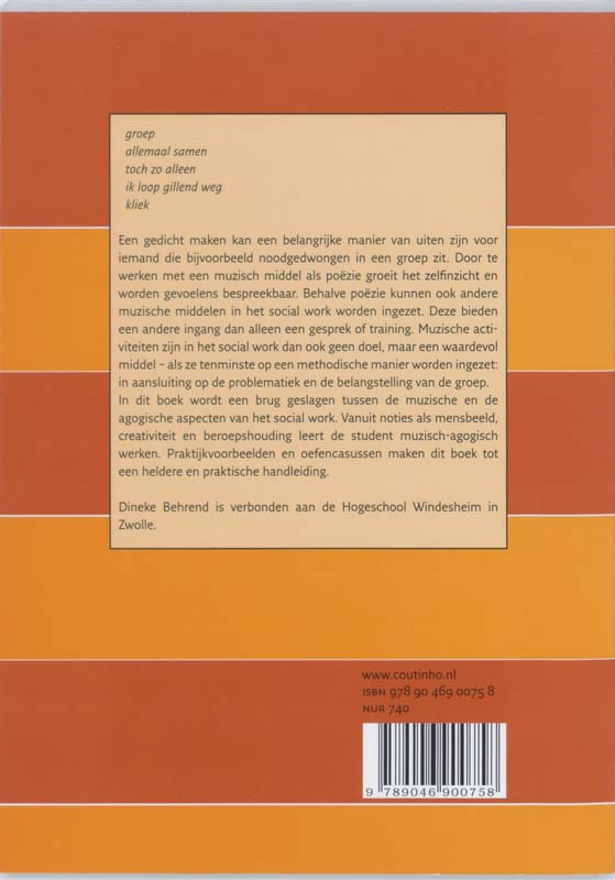 Muzisch-agogische methodiek achterkant