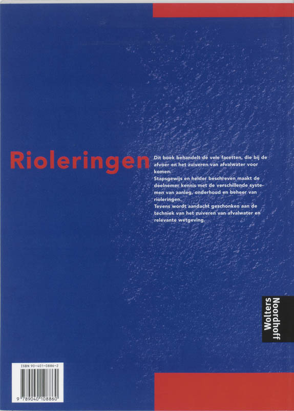 Rioleringen Leerlingenboek achterkant