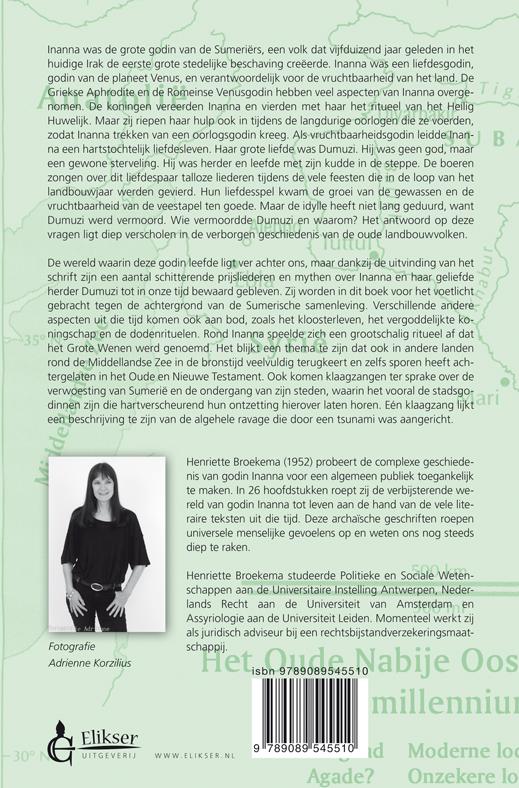 Inanna, heerseres van hemel en aarde achterkant