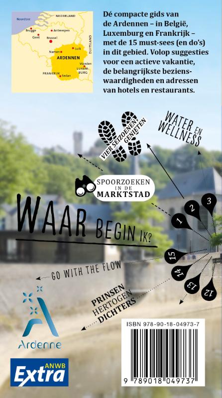 Ardennen / ANWB extra achterkant