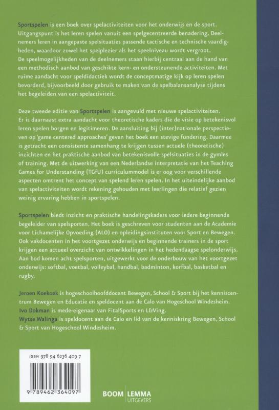 Sportspelen achterkant