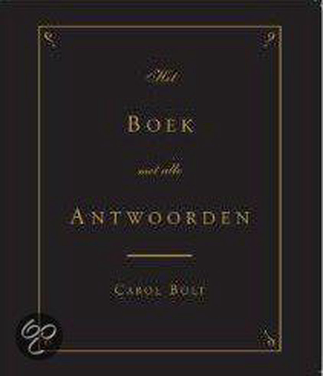 Het Boek Met Alle Antwoorden