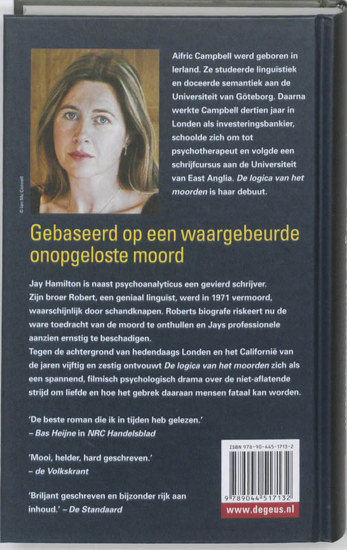 De Logica Van Het Moorden / Druk Heruitgave achterkant