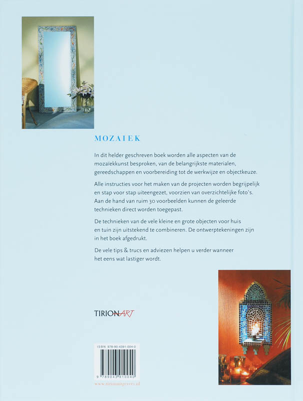 Mozaiek achterkant
