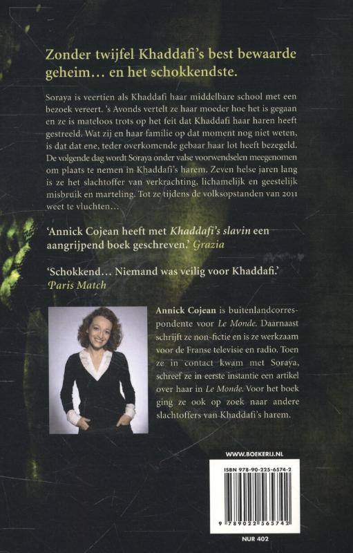Khaddafi's slavin achterkant