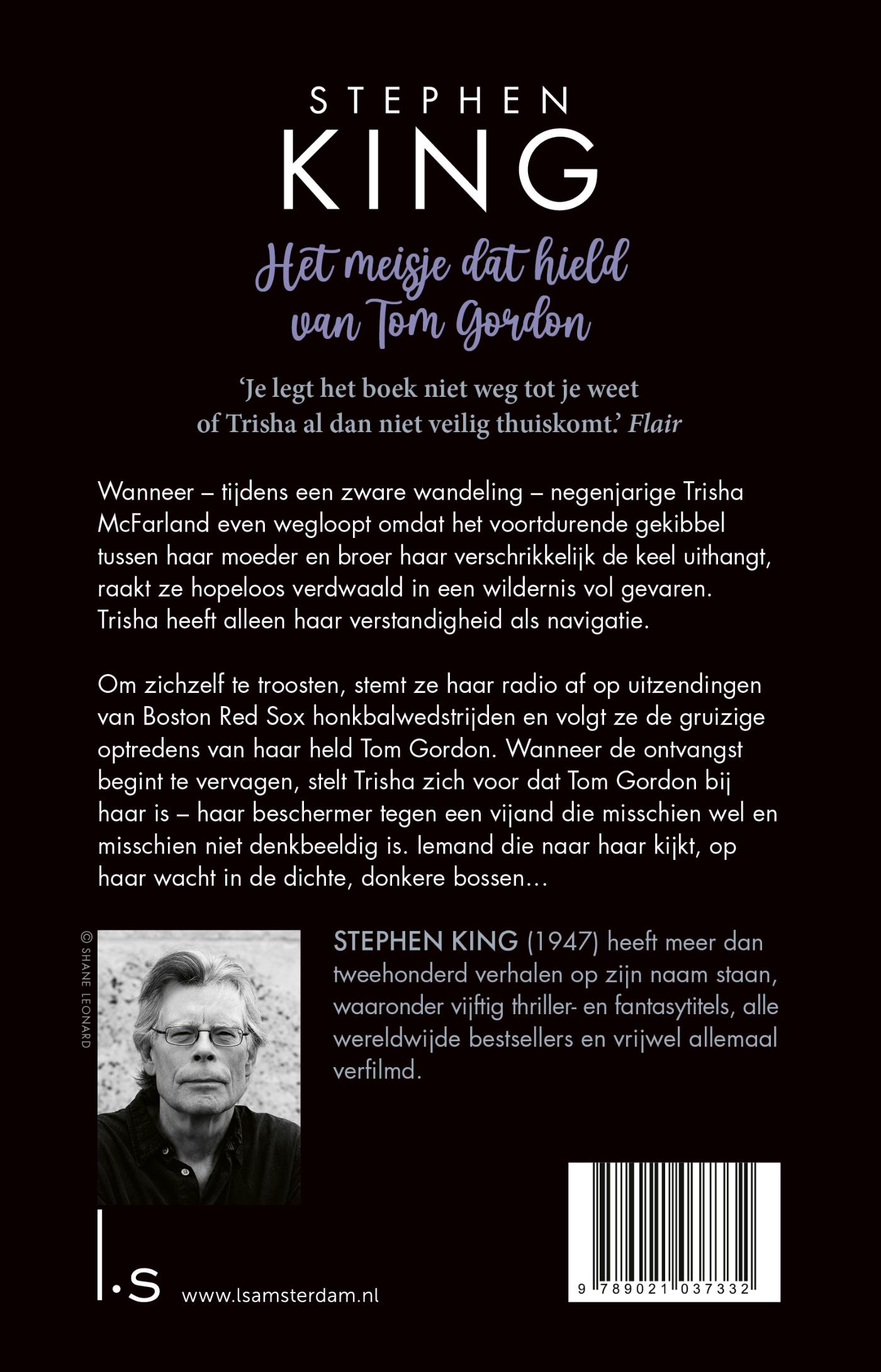 Het meisje dat hield van Tom Gordon (POD) achterkant