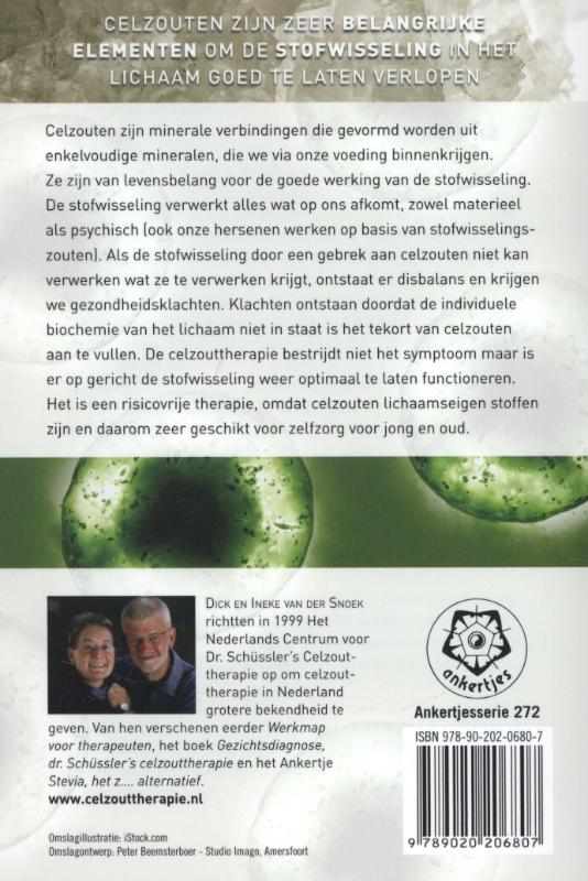 Ankertjes 272 -   Dr. Schusslers celzouttherapie achterkant