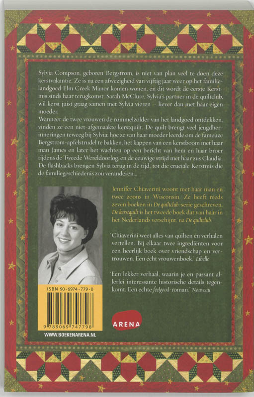De Kerstquilt achterkant
