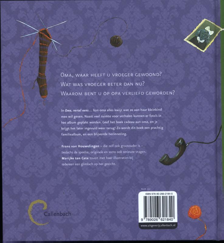 Oma, vertel eens achterkant