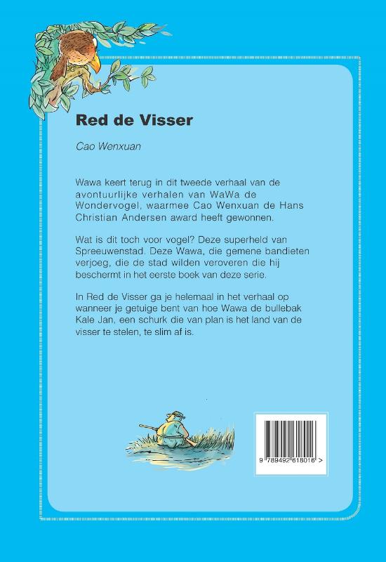 Red de Visser / WaWa de Wondervogel / 2 achterkant