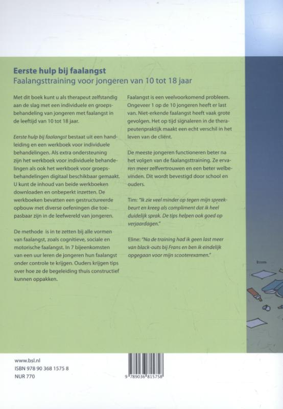 Eerste hulp bij faalangst achterkant