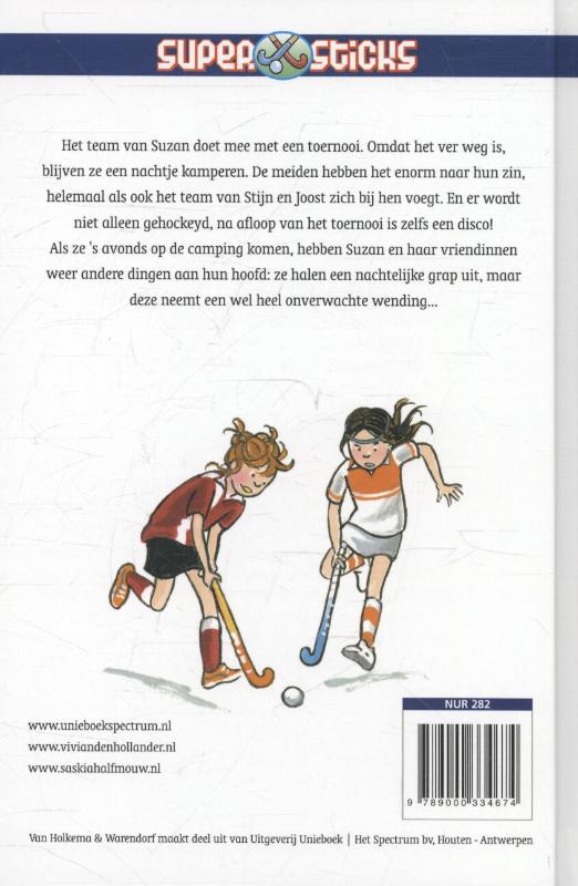 Hockey-avontuur / Supersticks achterkant