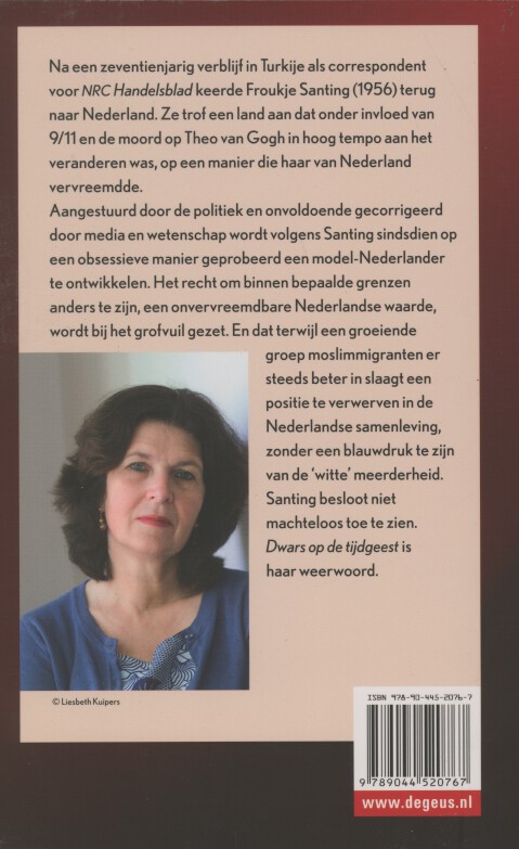 Dwars op de tijdgeest achterkant