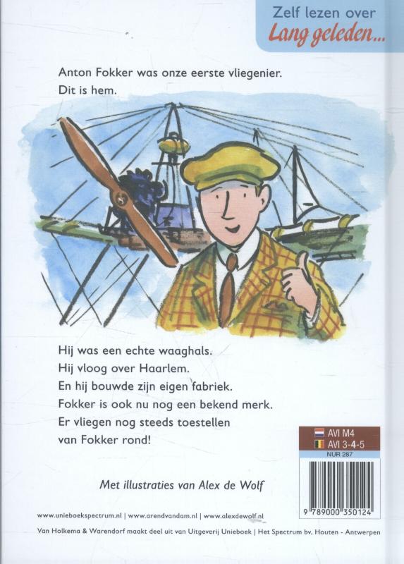 Anton en de spin / Lang geleden achterkant