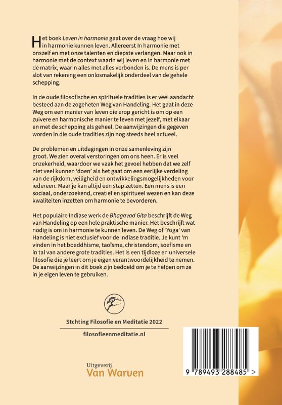 Leven in harmonie / Levensweg achterkant