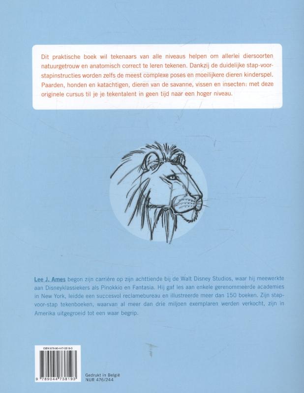 Tekencursus dieren / Stap voor stap achterkant