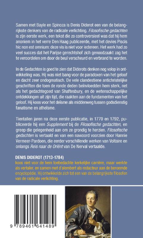 Filosofische gedachten achterkant