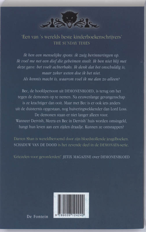 Schaduw van de dood / Demonata / 7 achterkant
