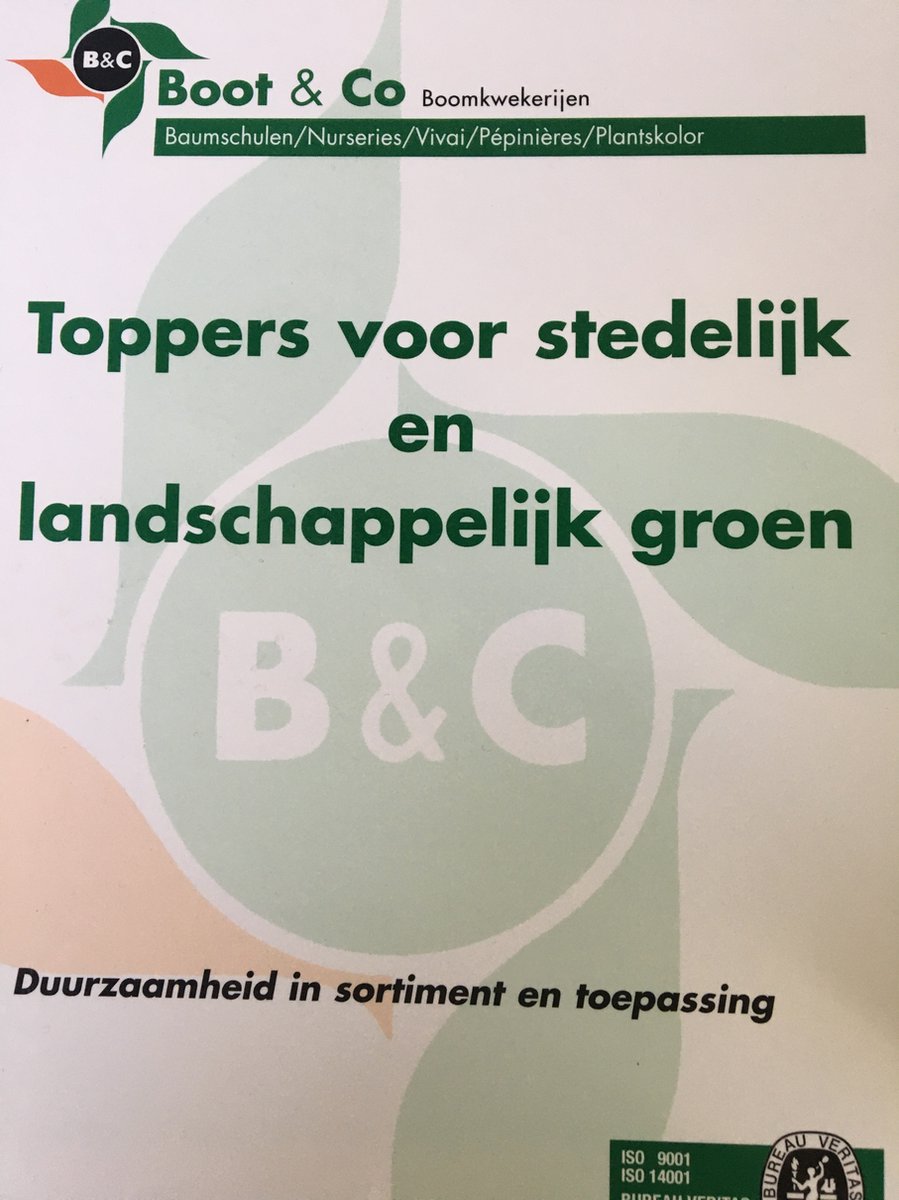 Toppers voor stedelijk en landschappelijk groen