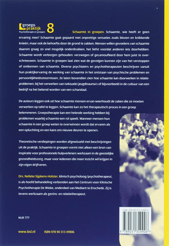 Groepspraktijk 8 -   Schaamte in groepen achterkant