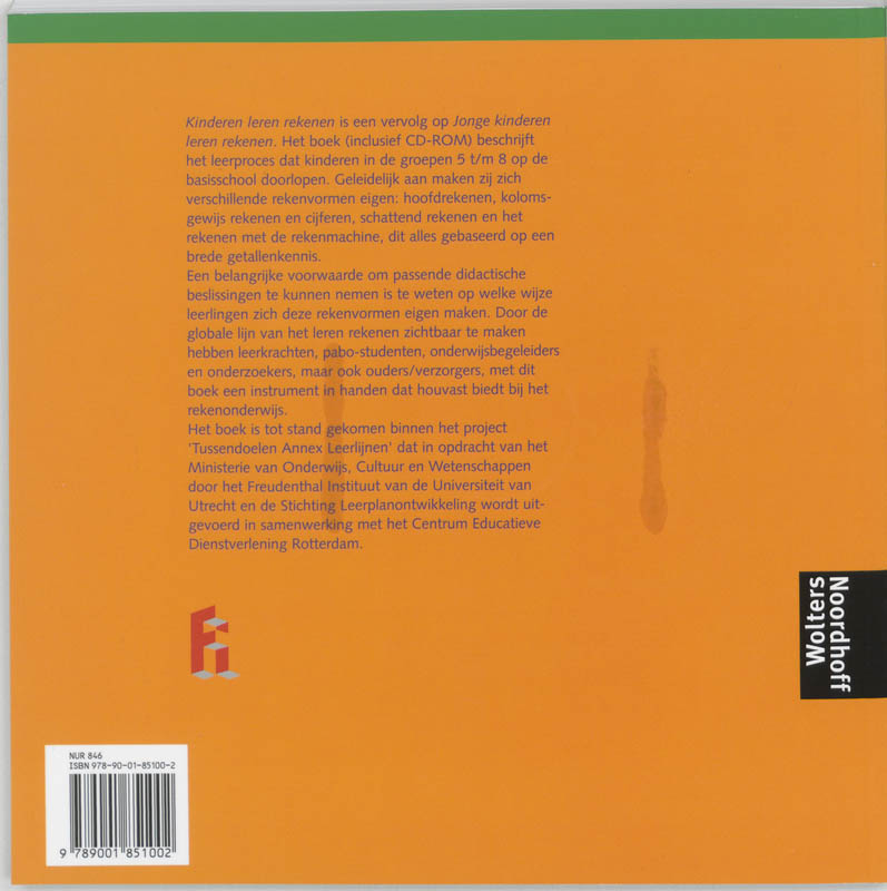 dropship Kinderen leren rekenen / Vast Boek / Noordhoff achterkant