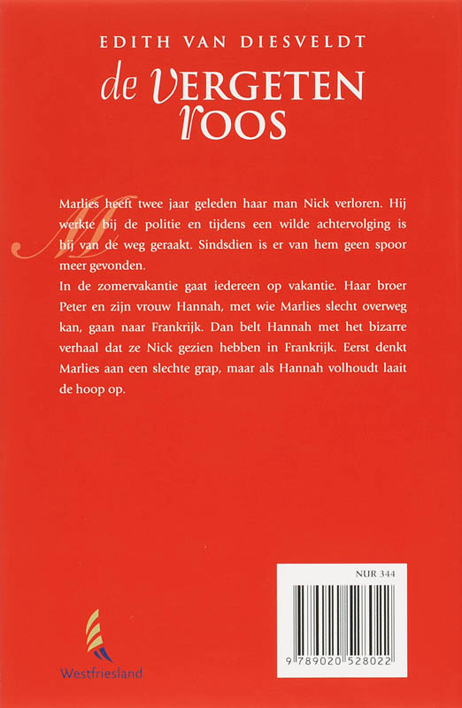 De Vergeten Roos achterkant