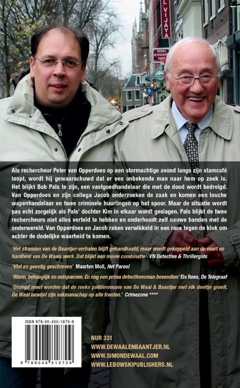 Een tip van de sluier / De Waal & Baantjer / 9 achterkant