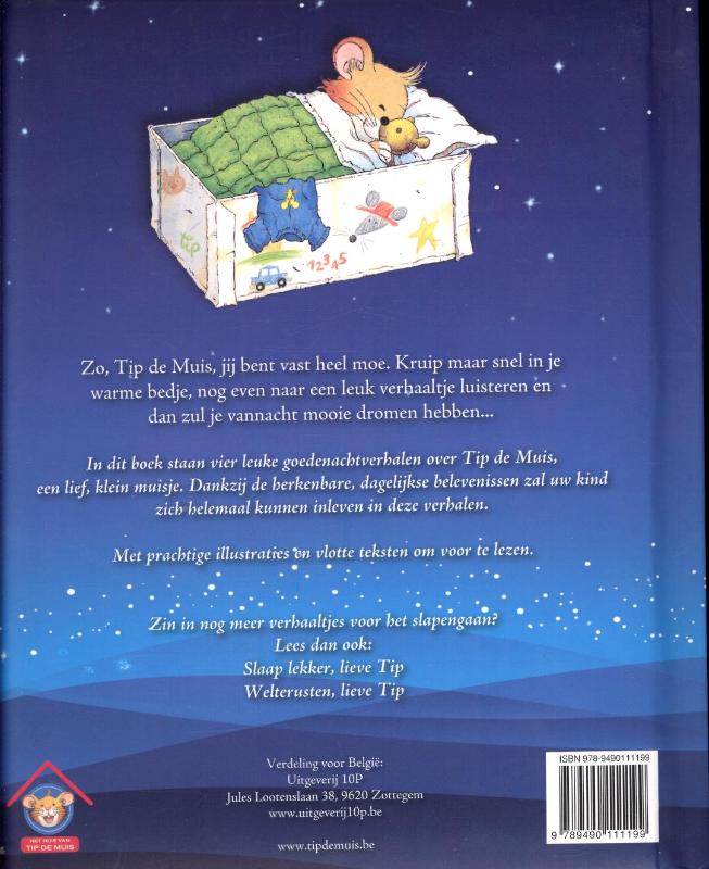Droom zacht, lieve Tip achterkant