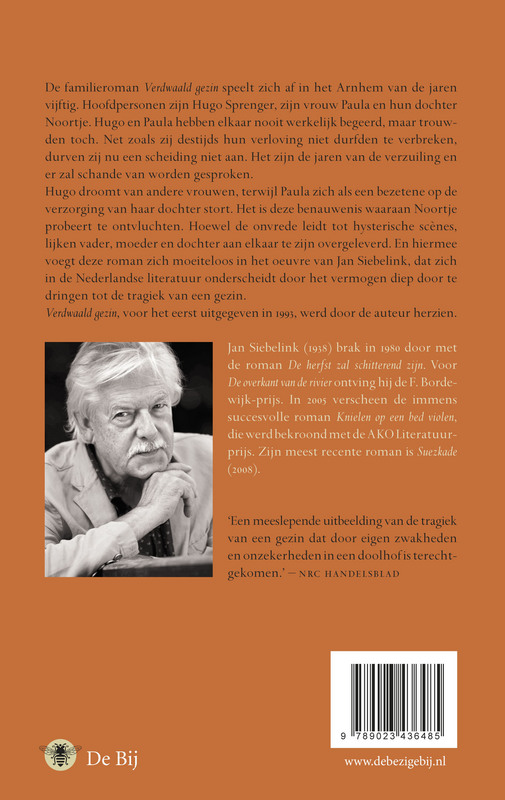 Verdwaald gezin achterkant